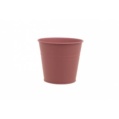 Cachepot Urban Rose 18x14xh16cm Rond Con Ique Metal  Cosy @ Home