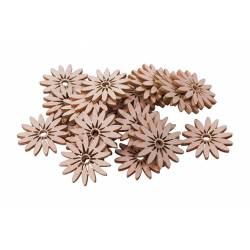 Cosy @ Home Strooideco Set24 Daisies Roze 3cm Hout  