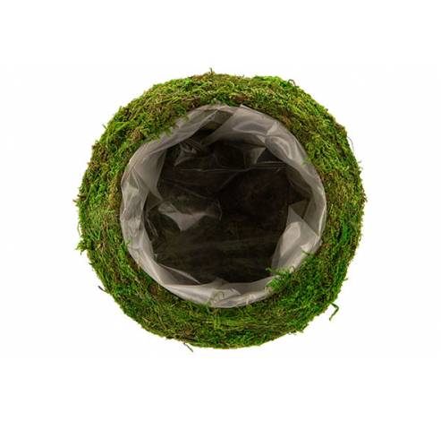 Mand Rattan-grass  Natuur 20x20xh8cm Rond  Cosy @ Home