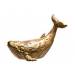 Ornament Whale Brass 21,5x13xh17cm Ander E Polyresin 