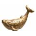 Ornament Whale Brass 21,5x13xh17cm Ander E Polyresin 