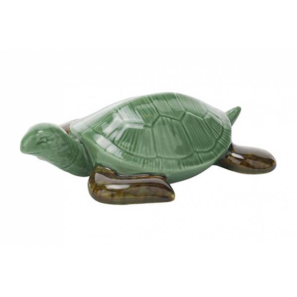 Schildpad Groen 18,6x14,6xh4,8cm Langwer Pig Dolomiet 