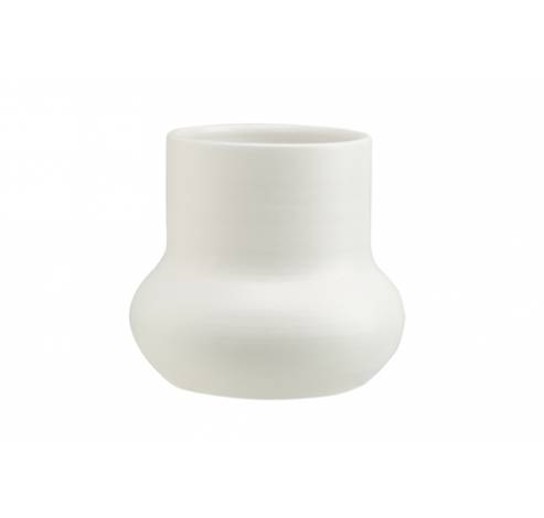 Cachepot Cold Blanc 22x22xh22cm Rond Gre S  Cosy @ Home