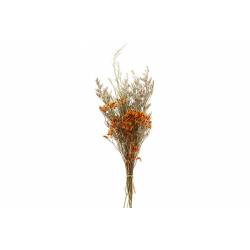 Boeket Dried Flowers Oranje 27x13xh60cm  