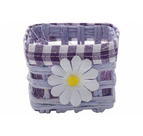 Mand Daisy Lavendel 7x7xh6cm  Cosy @ Home