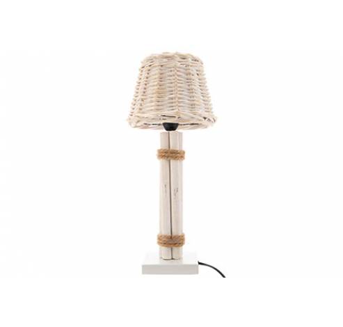 Lamp Hamptons Wit 20x20xh45cm Andere Hout  Cosy @ Home