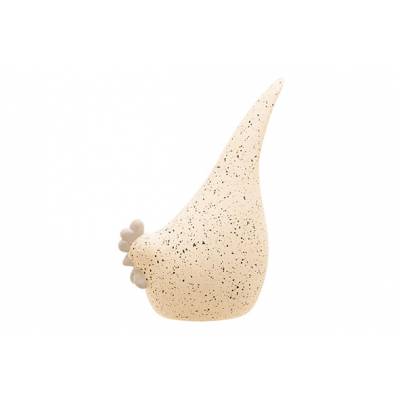 Poule Speckled 11.4x7x13.5cm Creme 11x6,5xh13,4cm Autre Ceramique  Cosy @ Home