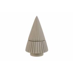 Kerstboom Open It And Find A Tl-holder C Reme 9x9xh16cm Rond Dolomiet 