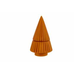 Cosy @ Home Kerstboom Open It And Find A Tl-holder Terracotta 9x9xh16cm Rond Dolomiet