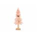 Kerstboom Fake Fur Roze 31x13xh4cm Ander E Hout 