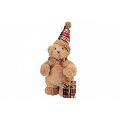 Beer Checkers Bruin 16x16xh31cm  Cosy @ Home