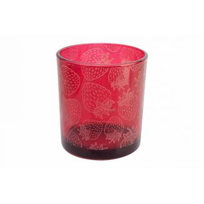Theelichthouder Strawberries Rood D7xh8c M Glas  Cosy @ Home