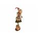 Eland Girl Checkers Fake Fur Standing Be Ige 13x8xh41cm Foam 