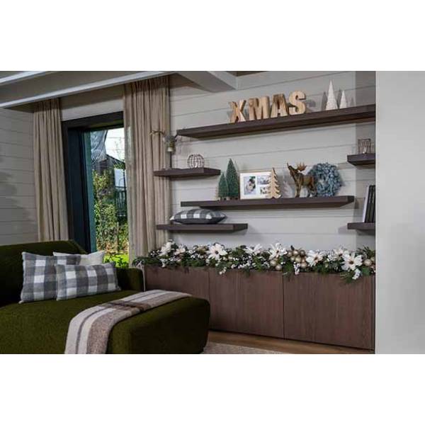 Cosy @ Home Kerstboom Natuur 16x2xh28cm Hout 