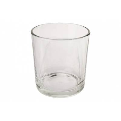 Theelichthouder Basic Transparant D8xh9cm Glas  Cosy @ Home