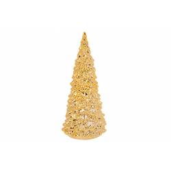 Kerstboom Goud 7,8x7,6xh15,8cm Langwerpi G Keramiek 