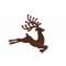 Hanger Deer Glitter Bruin 12xh12cm Kunst Stof 
