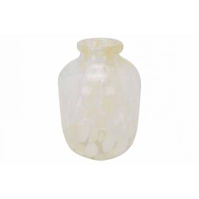 Vase Stained Transparent D16xh22cm Verre   Cosy @ Home