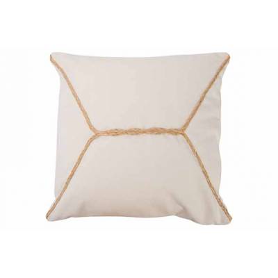 Coussin Rope Creme 45x15xh45cm Polyester   Cosy @ Home