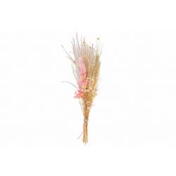 Boeket Dried Flowers Lichtroze H30cm  