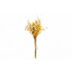 Cosy @ Home Boeket Dried Flowers Geel H20cm  