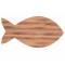 Plank Fish Wood Bruin 60x31,5xh1,5cm Hou T 