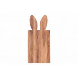 Plank Rabbit Bruin 36x17xh1,5cm Hout  