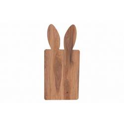 Plank Rabbit Wood Bruin 11,5x1,5xh25cm H Out 
