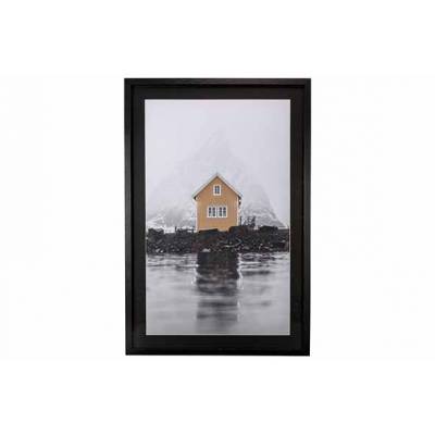 Canvas Winter House Beige 60x4xh90cm Mdf   Cosy @ Home
