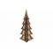 Kerstboom Louis Bruin 11,6x11,4xh26cm La Ngwerpig Polyresin 