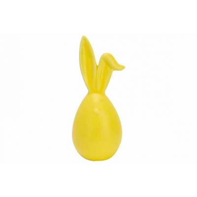 Lapin Funky Jaune 5,5x5,5xh12,8cm Ovale Porcelaine  Cosy @ Home