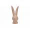 Hoofd Rabbit Zand 8,2x8,3xh19cm Langwerp Ig Porselein 