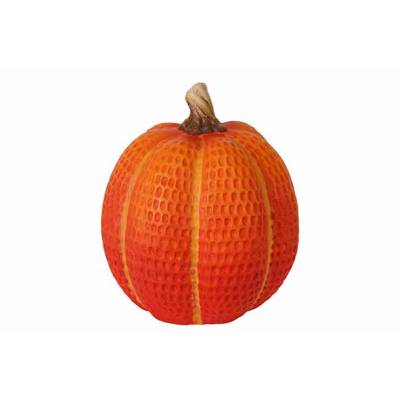 Pompoen Bicolor Oranje 15,5x15,5xh18cm L Angwerpig Polyresin 