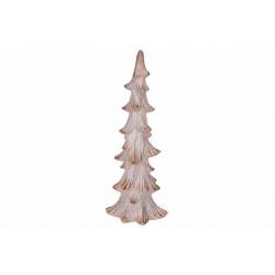 Kerstboom Washed Effect Greige 18x13xh45 ,5cm Langwerpig Polyresin 