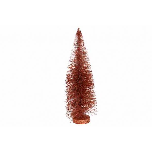 Kerstboom Glitter Koper 10x10xh26cm Kuns Tstof 
