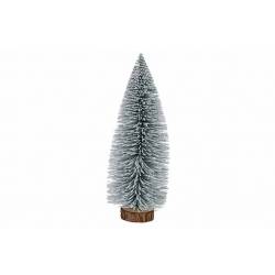 Kerstboom Snow Brush Blauwgroen 12x12xh2 9cm Langwerpig Kunststof 