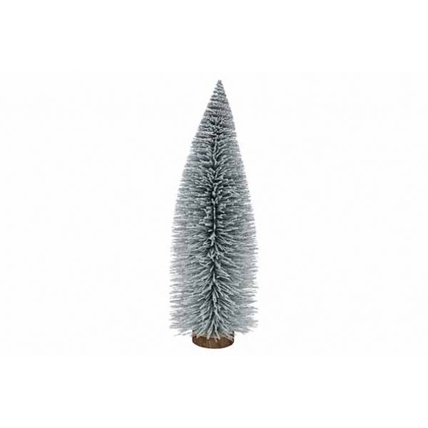 Kerstboom Snow Brush Blauwgroen 14x14xh4 0cm Langwerpig Kunststof 