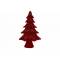 Kerstboom Paillettes Rood 31x13xh52cm Fl Uweel 