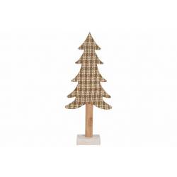 Cosy @ Home Kerstboom Bruin 12x5xh29,5cm Hout  