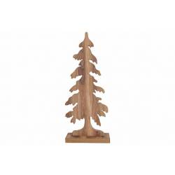Cosy @ Home Kerstboom Bruin 15x5,5xh36,5cm Hout  
