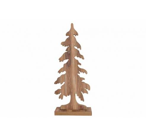 Kerstboom Bruin 15x5,5xh36,5cm Hout   Cosy @ Home