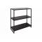 Rek 3 Shelfs Zwart 29x80xh77,5cm Metaal Knock Down 