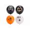 Ballon Set24 Halloween Orange Zwart Wit H30cm Pvc 