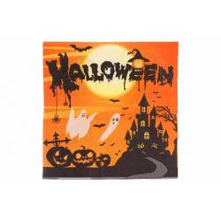 Cosy @ Home Serviettes Set12 Halloween Noir Orange  33x33cm Papier 