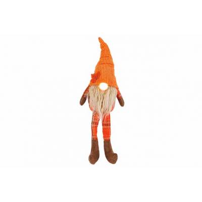 Figuur Gnome Oranje 15x10xh31cm T Extiel  Cosy @ Home