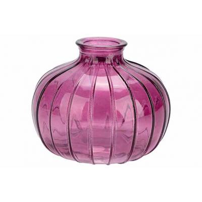 Vase Violet 11x11xh9cm Sphere Verre   Cosy @ Home