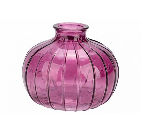 Vase Violet 11x11xh9cm Sphere Verre   Cosy @ Home