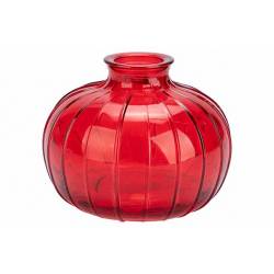 Cosy @ Home Vase Rouge 11x11xh9cm Sphere Verre  