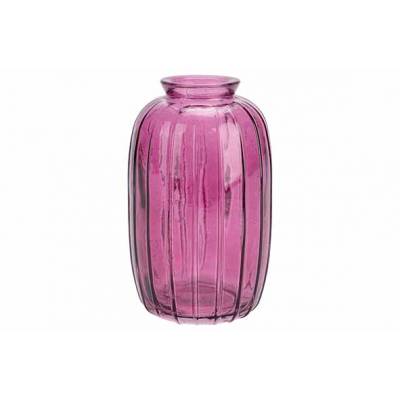 Vase Violet 7x7xh12cm Verre   Cosy @ Home