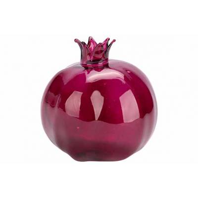 Vase Grapefruit Violet 11x11xh11cm Rond Verre  Cosy @ Home